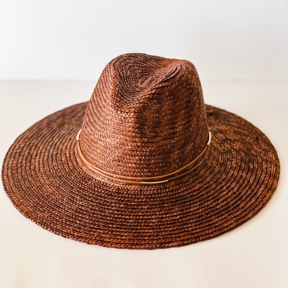 NEW Gigi Pip Isla Straw Fedora Hat. The perfect beach accessory for spri… - Picture 4 of 7